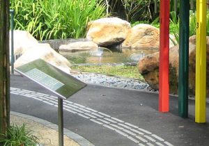 Sensory Garden - for patient rehabilitation.